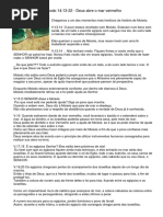 Deus Abre o Mar Vermelho Êxodo 14 13a22