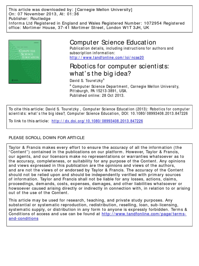 Computer Science Education | PDF | Linear Algebra | Matrix (Mathematics)