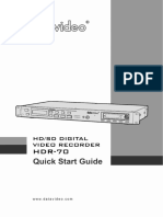 Manual Datavideo HDR-70