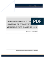 Primer Libro Editado en Venezuela Andres Bello PDF