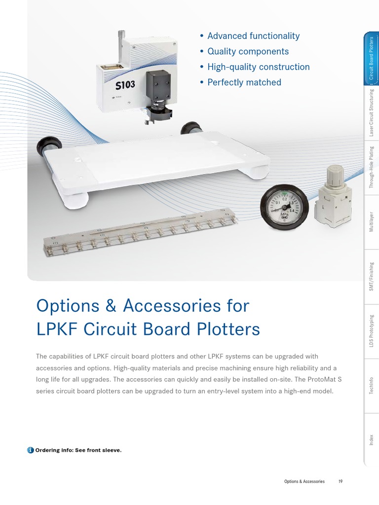 LPKF Circuit Board Plotter Upgrades | PDF | Printed Circuit Board | Dust