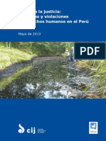 Acceso A La Justicia. Empresas y Violaciones de Derechos Humanos en El Perú PDF