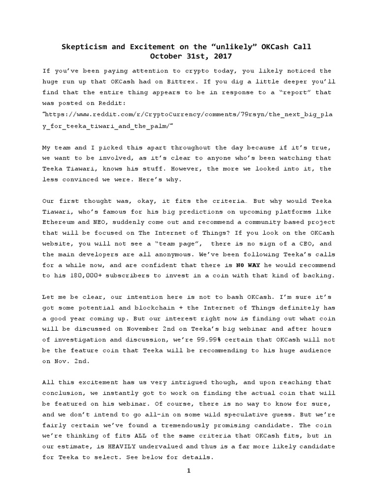 Palm Beach Prediction & Analysis - Feel The Rise | PDF | Bitcoin | Software  Development Kit