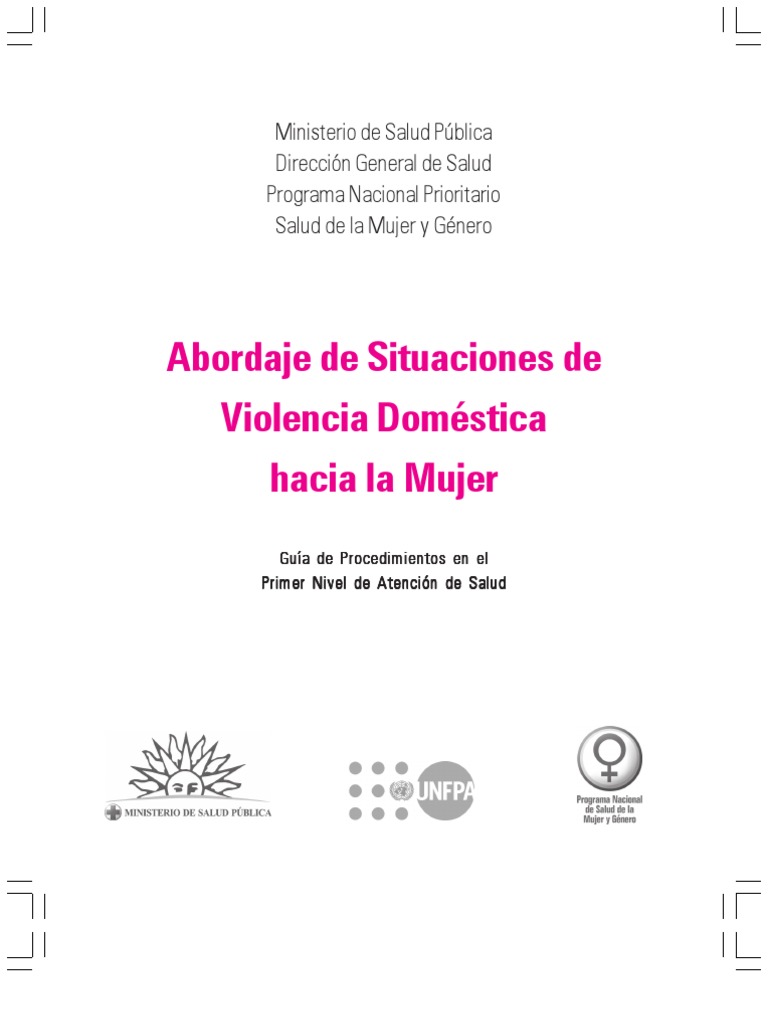 Guía de Atención a la Violencia Doméstica | PDF | La violencia contra ...