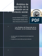 Ámbitos de Desarrollo de La Profesión 