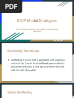 Siop Strategies