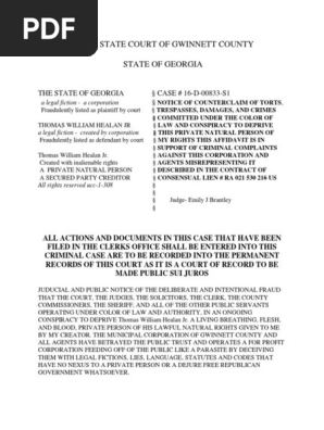 Affidavit Court