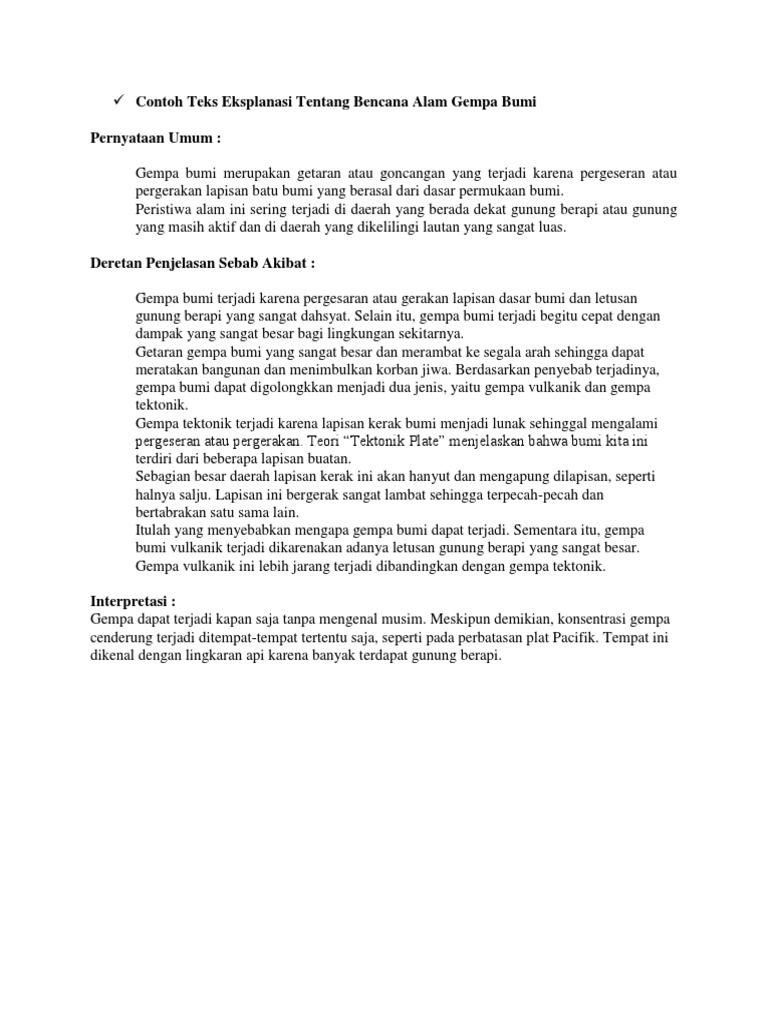 Contoh Teks Eksplanasi Sosial Kemiskinan - Aneka Contoh