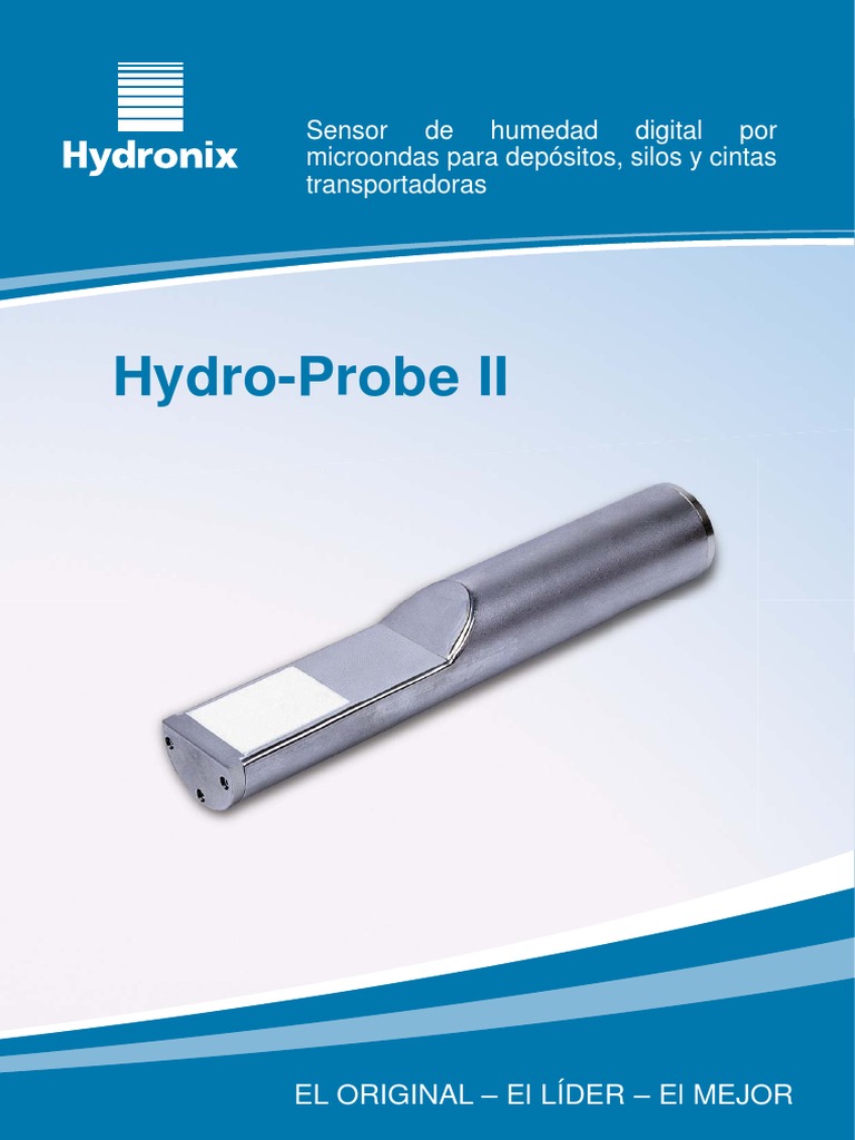 Sensor de Humedad Hydro-Probe II | PDF | Sensor | USB