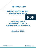 Descrip Fondo Escolar Programa 39