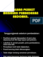 Penjagaan Pesakit Menjalani Pembedahan Abdomen