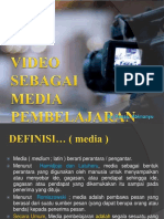 Videosebagaimediapembelajaran 160104014941