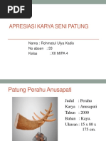 Apresiasi Karya Seni Rupa 3 Dimensi