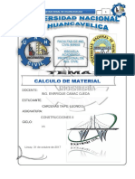 Calculo de Material