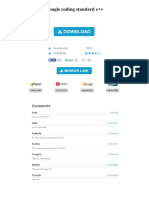 Google Coding Standard C