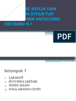 Kelompok 7 Mekanisme Kerja Dan Hubungan Struktur Antihistamin Antagonis Histamin