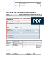 FICO 7 Order Settelment