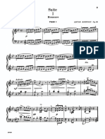 Anton ARENSKY - Suite - Op 15 - 2 Pianos