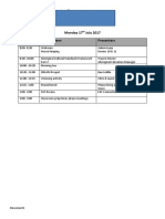 School Development Days Agenda 17 Jul 17