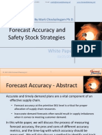 Forecast Accuracy and Safety Stock Strategies