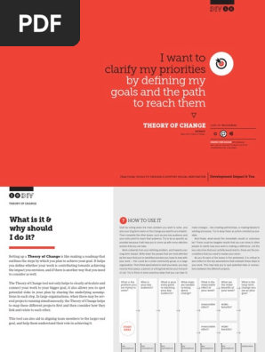 Theory of Change WORKSHEET