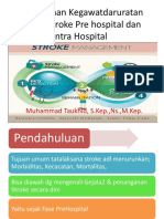 NS TAUKIT Penanganan Kegawatdaruratan Pasien Stroke Pre Hospital Dan Intra