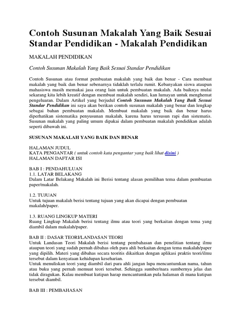 Contoh Makalah Investasi Properti