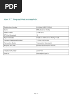 Your RTI Request Filed Successfully.: Page 1/1