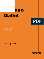 Xangô - Luciano Gallet - Partitura