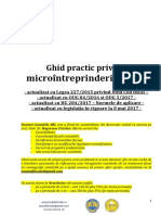 Ghid Practic Privind Microintreprinderile 2017