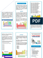 Triptico La Tabla Periodica