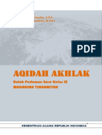 Akidah Akhlak Ix Buku Guru
