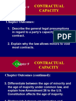 Contractual Capacity: Chapter Outcomes