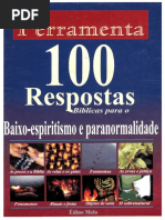 100 Respostas Bíblicas para BAIXO-ESPIRITISMO e PARANORMALIDADE - Édino Melo - FERRAMENTA.pdf