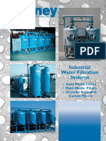 Industrial Water Filtration Systems: - Sand Media Filters - Multi-Media Filters - Granular Activated Carbon Filters