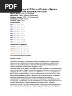 Códigos de Erro da Impressora Lexmark | PDF | Armazenamento de dados de ...