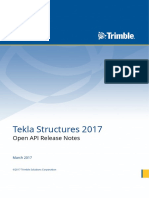 Tekla Structures 2017 API Release Notes