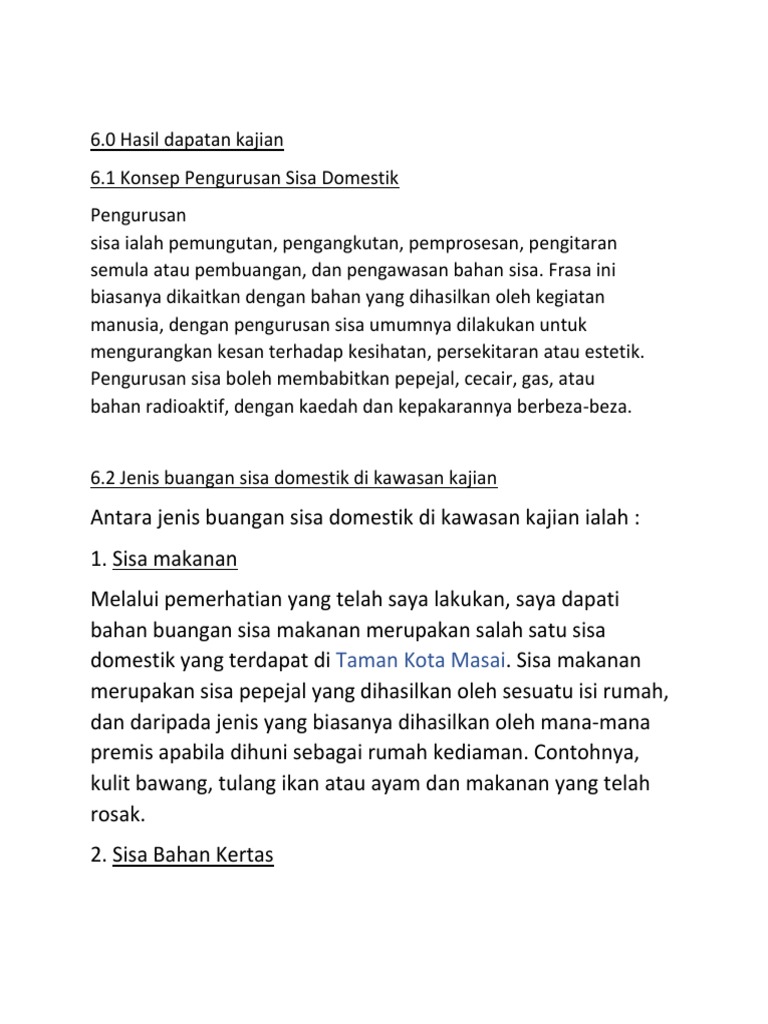 Hasil Dapatan Kajian