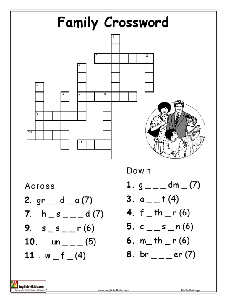 Family crossword | pdf