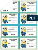 Targetas de Los Minions