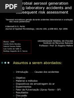 AULA III - Aerossóis Gerados em Laboratório
