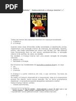 O Fim Da Solidão - Erika J. Chopic e Margaret Paul (Resumo)