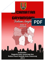 Kec. Gayamsari Dalam Angka Tahun 2012 PDF
