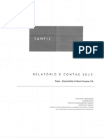 Relatório e Contas Sanfil 2015