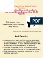 Audit Sampling and Other Selective Testing Procedures