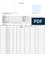 Application Form For Tanker - Bulk Carrier