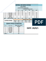 Central air pipe sizing chart for 4 story building