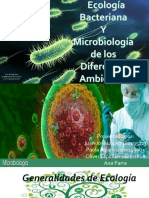 Microbiologia Ambiental, Ecologia Bacteria y Microbiologia de Los Diferentes Ambientes.