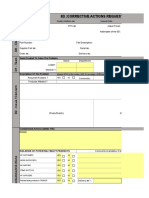 8D:Corrective Actions Request: Claim N°