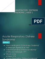 Acute Respiratory Distress Syndrome (Ards) : Steven HK 102016280